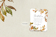 Watercolor Autumn Branches & Leaves, an Illustration by GraphicsDish (Thumbnail 4 of 4)