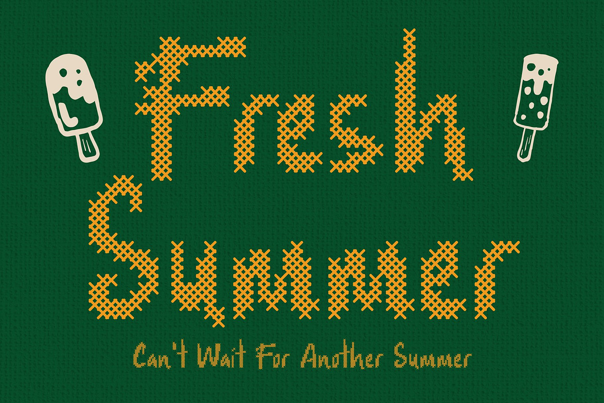 CS Damita Stitched, a Handwritten Font by Craft Supply Co. (Photo 7 of 8)