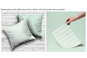 Seamless Blue Green Stripes & Plaids, a Pattern Graphic by Melissa Held Designs (Thumbnail 2 of 6)