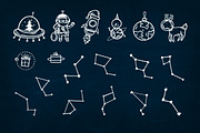 Space Theme Doodle Collection, an Illustration by Chelovector (Thumbnail 4 of 5)