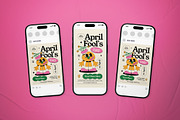 Yellow Retro April's Fool Day Flyer, a Flyer Template by The Good Store (Thumbnail 2 of 2)