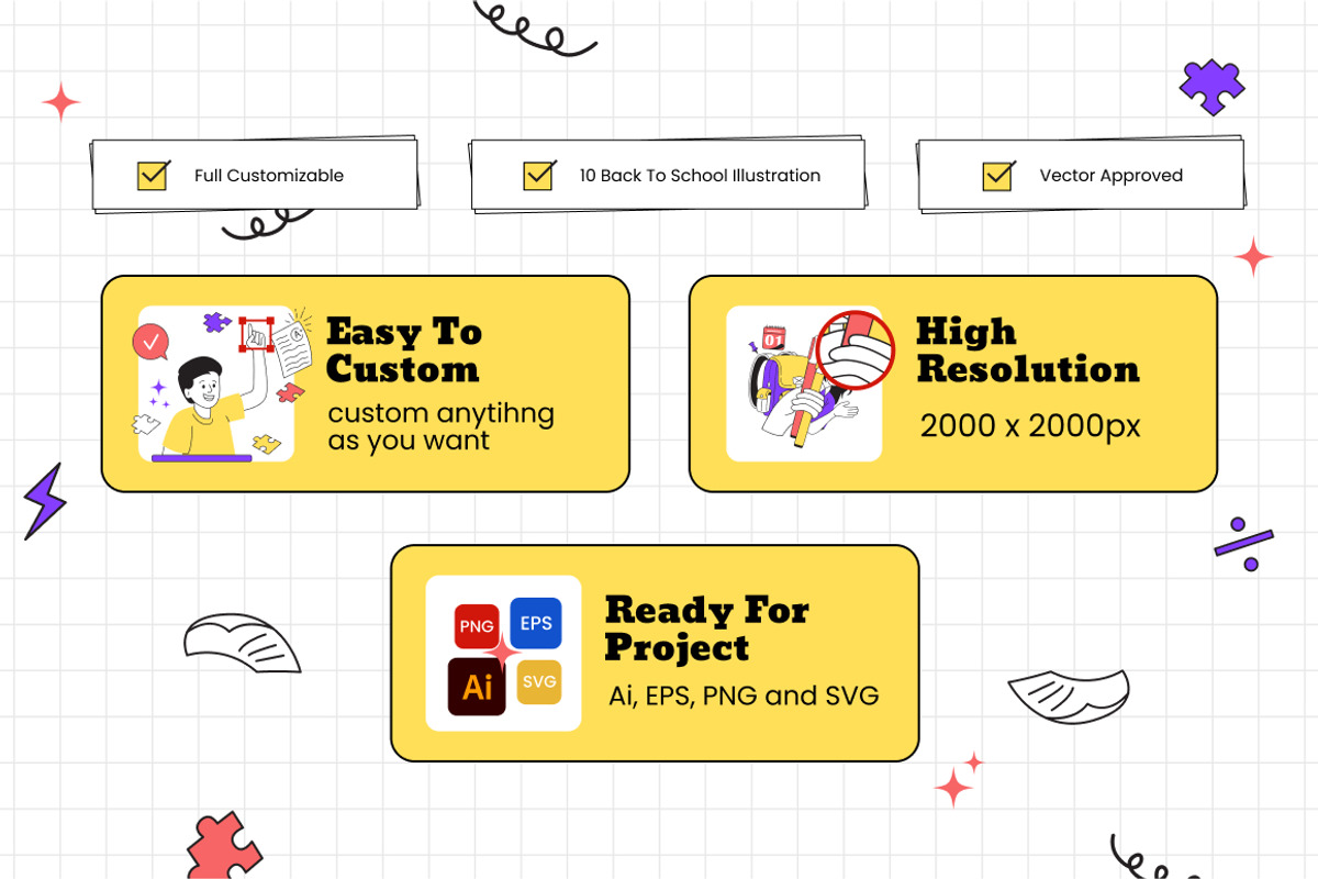 Back to School Illustration, an Education Illustration by Loin Studio (Photo 3 of 3)