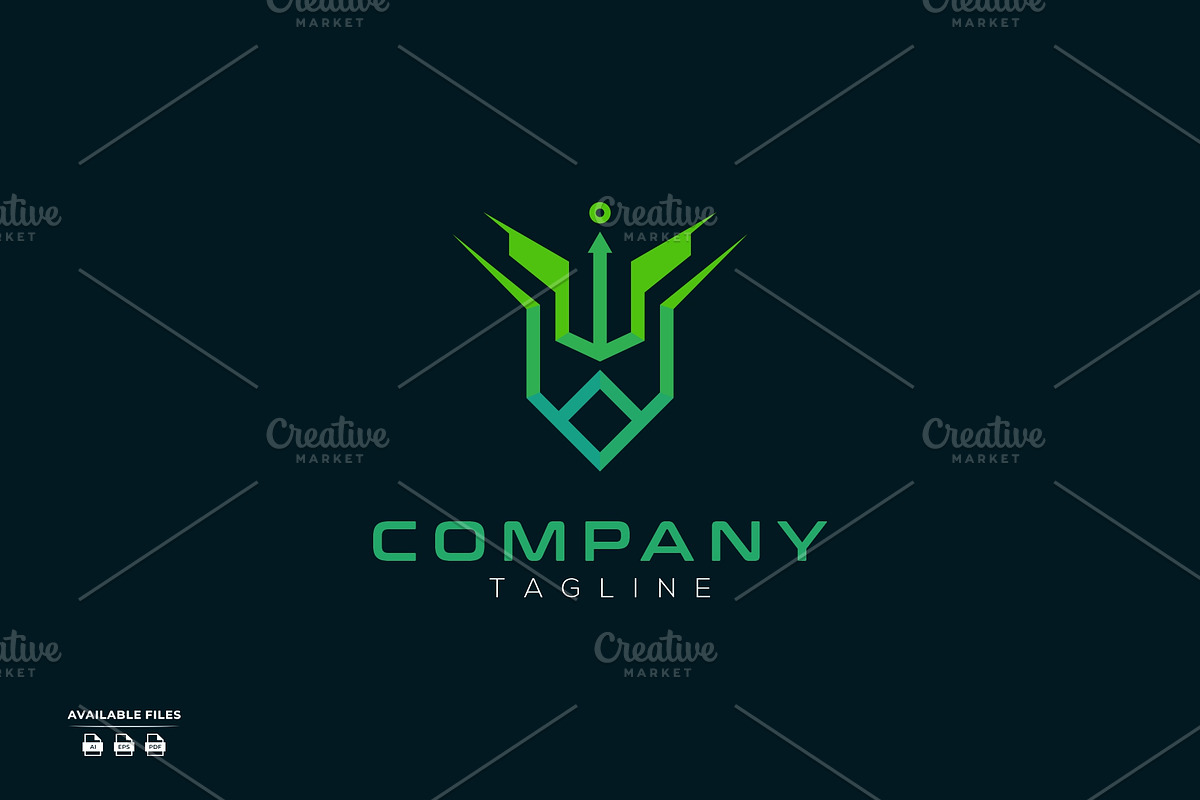 Lion tech modern Logo Design, a Branding & Logo Template by mhafifuadi