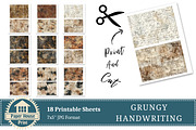 Old Handwriting Junk Journal Pages, an Illustration by NiiiNArt (Thumbnail 6 of 8)