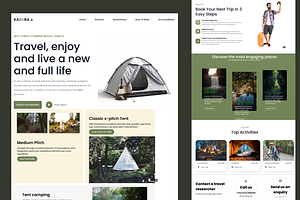 Karura–Camping Website Template