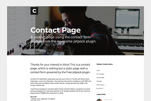 Carbon - A WordPress Blogging Theme