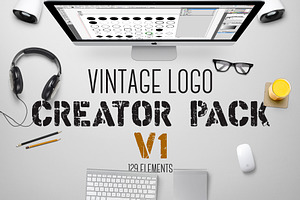 Vintage Logo Creator Pack