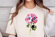 Pastel Garden Watercolor Flowers, an Illustration by DreamCafeArt (Thumbnail 4 of 6)