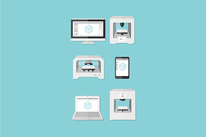 3D Printing Icons