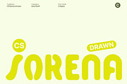 CS Sorena Drawn, a Sans Serif Font by Craft Supply Co. (Thumbnail 1 of 8)
