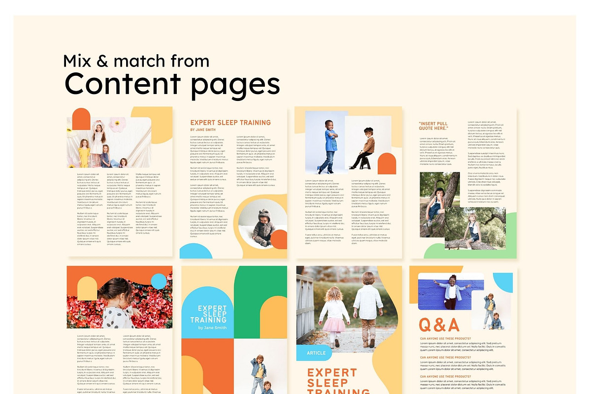 Kids eBook Canva Template, a Magazine Template by Cultive Creative (Photo 9 of 13)