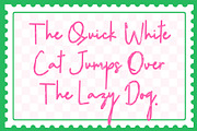 CS Galysia Stamp, a Script Font by Craft Supply Co. (Thumbnail 5 of 8)