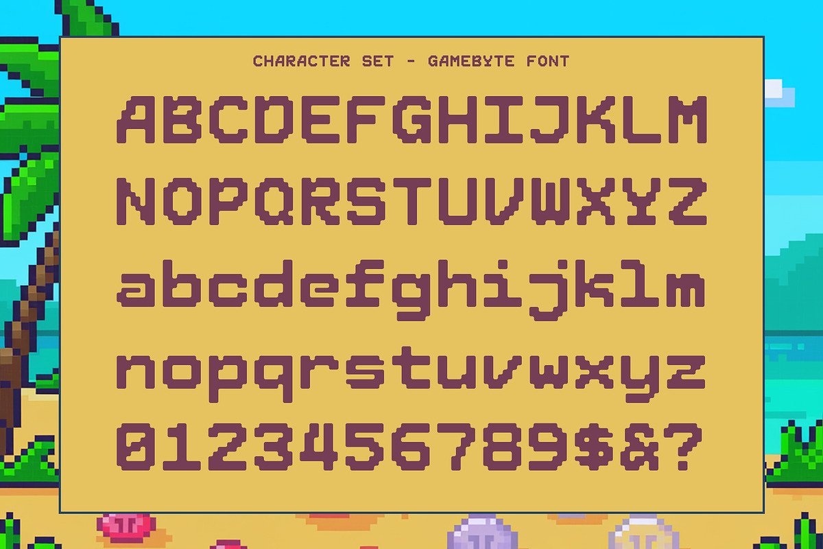 Gamebyte, a Symbol Font by din-studio.com (Photo 9 of 11)