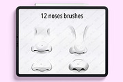Procreate kid' portrait brushes, a Brush Add-On by KsTumanova (Thumbnail 4 of 6)