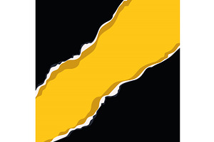 ripped black pape, an Object Illustration by studiogstock