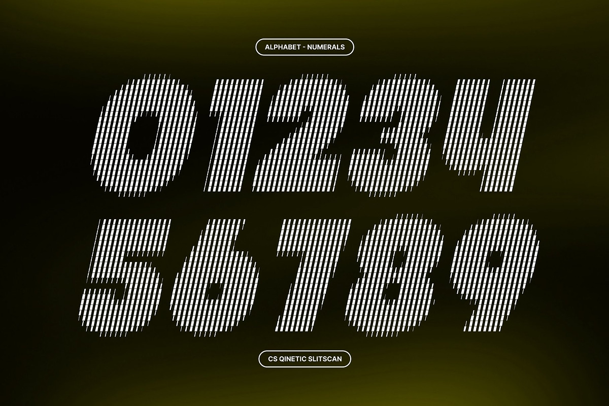 CS Qinetic Slitscan, a Sans Serif Font by Craft Supply Co. (Photo 5 of 8)