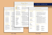 Modern Professional Resume Template, a Resume Template by VictoriousVita (Thumbnail 4 of 8)