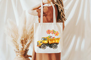 Cute Construction Watercolor Clipart, an Illustration by Libby Wishes (Thumbnail 2 of 7)