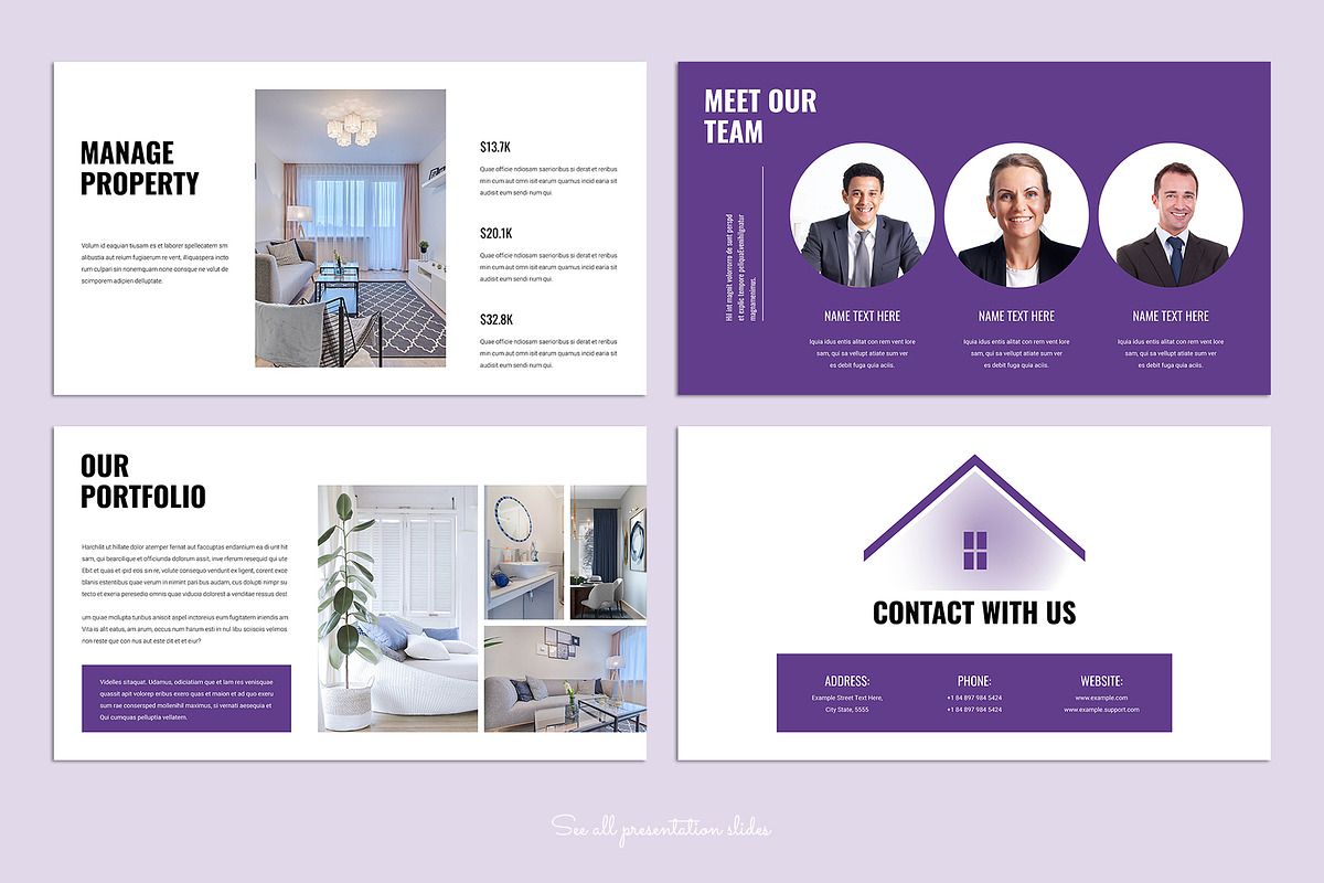 Interior Design Presentation Layout, a Presentation Template by ...