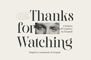 Ringift - A Modern Serif, a Serif Font by Graptail (Thumbnail 15 of 15)