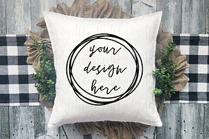 Farmhouse Pillow Mockups