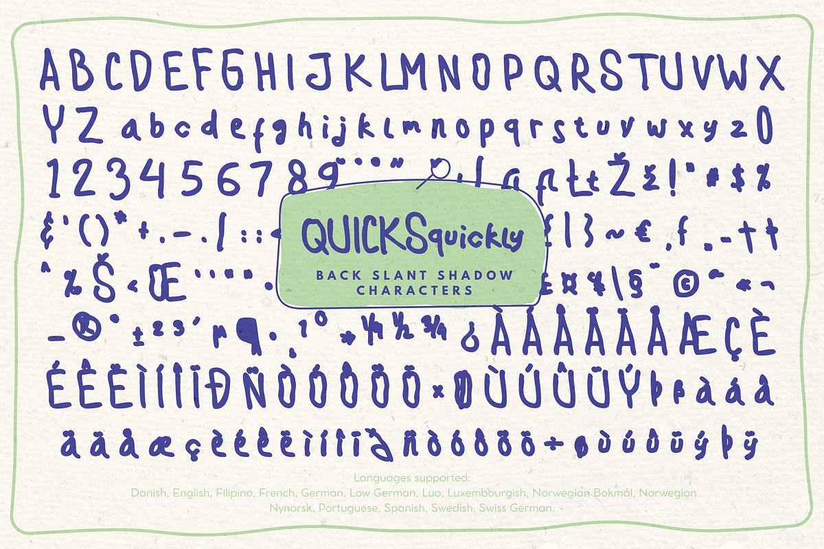 Quicksquickly, a Handwritten Font by Gatype (Photo 8 of 13)