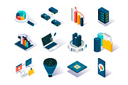 Isometric Vector Icons Pack, an Outline Icon by alexdndz (Thumbnail 15 of 21)