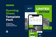 Running Shoes Instagram Post, a Social Media Template by CavenArt (Thumbnail 1 of 5)