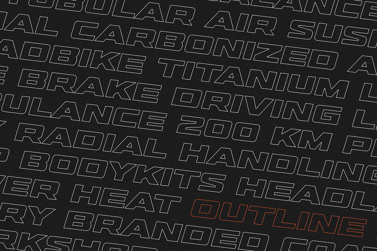 Hunterra - Heavy Expanded, a Sans Serif Font by Variatype (Photo 4 of 8)