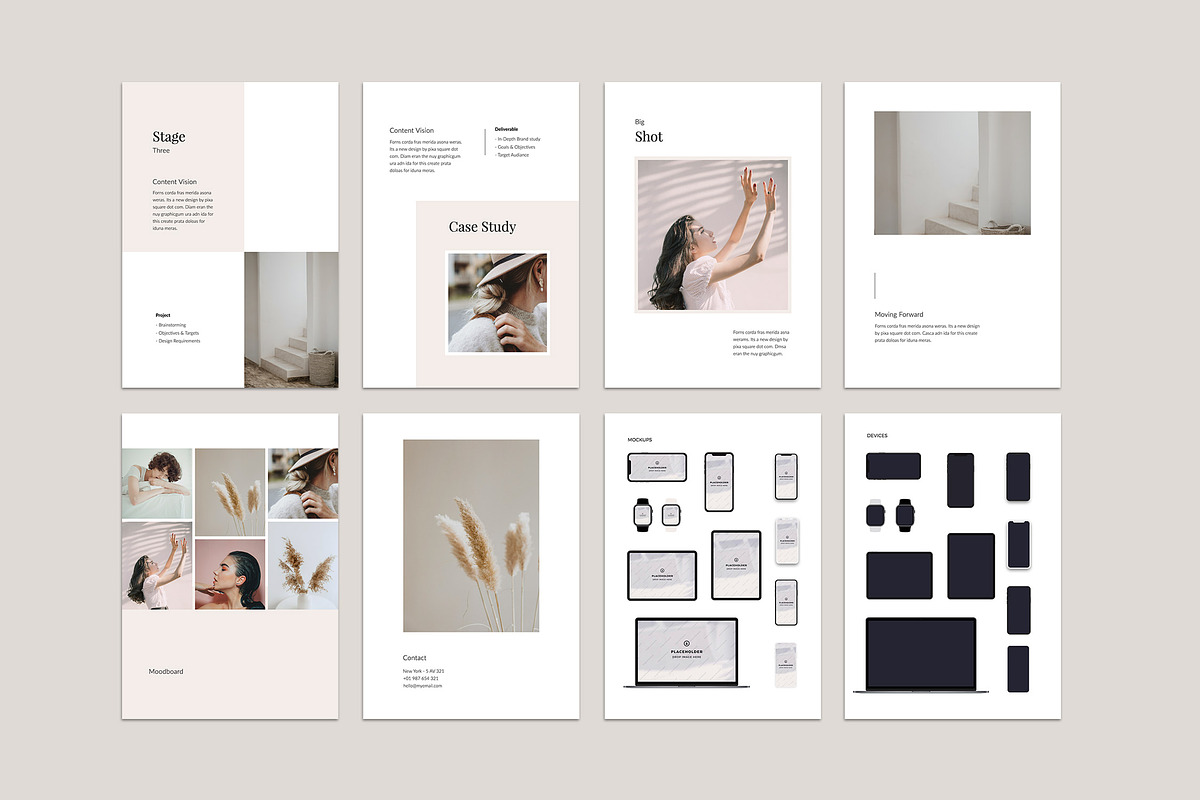MONA - A4 Media Kit Keynote Template, a Marketing Template by PixaSquare