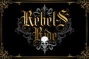 Monshiner, a Blackletter Font by dansdesign (Thumbnail 3 of 7)