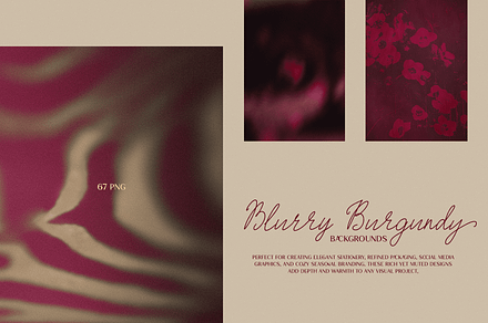 Blurry Burgundy Backgrounds