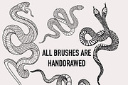 30 Procreate Snake Stamps, a Brush Add-On by Nuclear Brushes (Thumbnail 9 of 10)