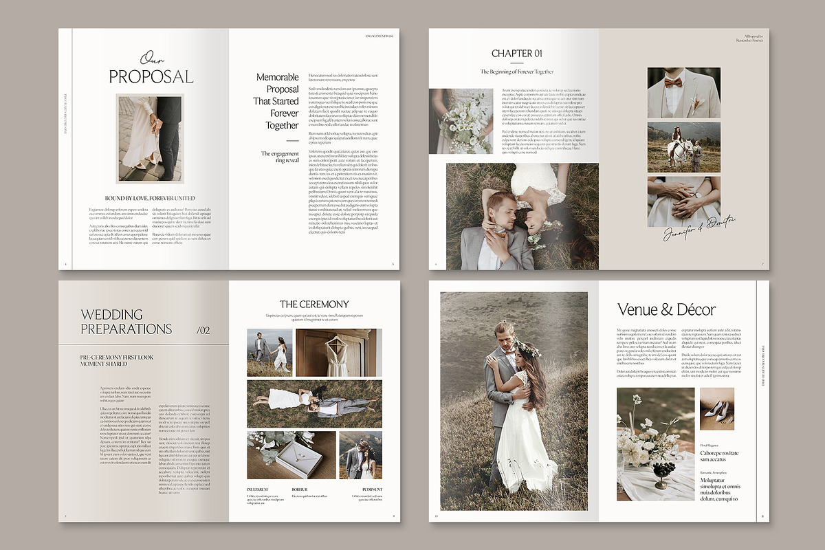 Wedding Magazine Template, a Brochure Template by BrandPacks (Photo 3 of 5)