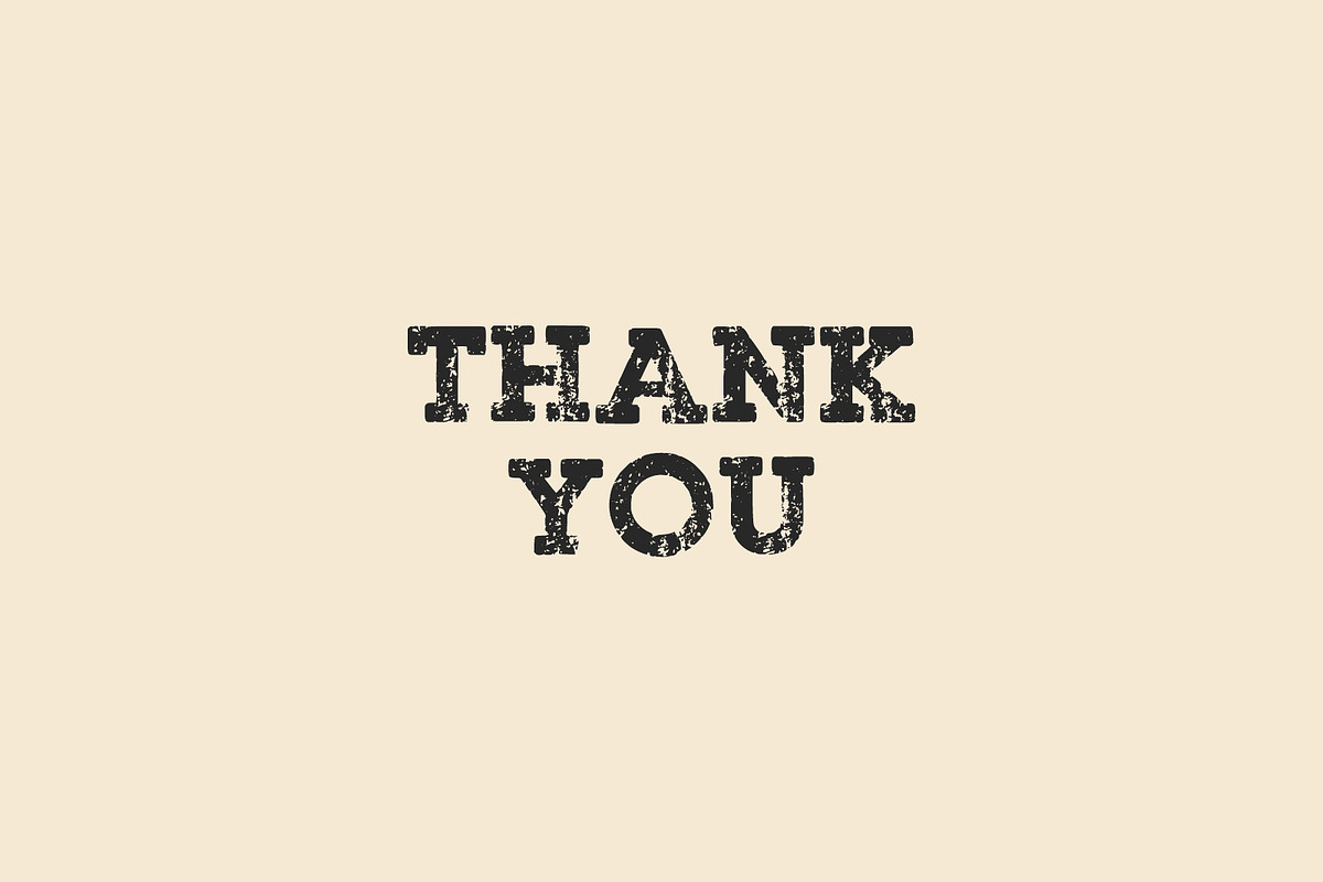 Royal Grunge Vintage Font, a Slab Serif Font by Fourteen Letter (Photo 6 of 6)