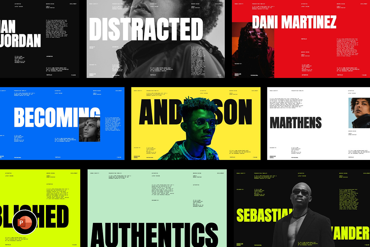 Anderson - Brand Strategy PowerPoint, a Presentation Template by Creatorism (Photo 1 of 7)