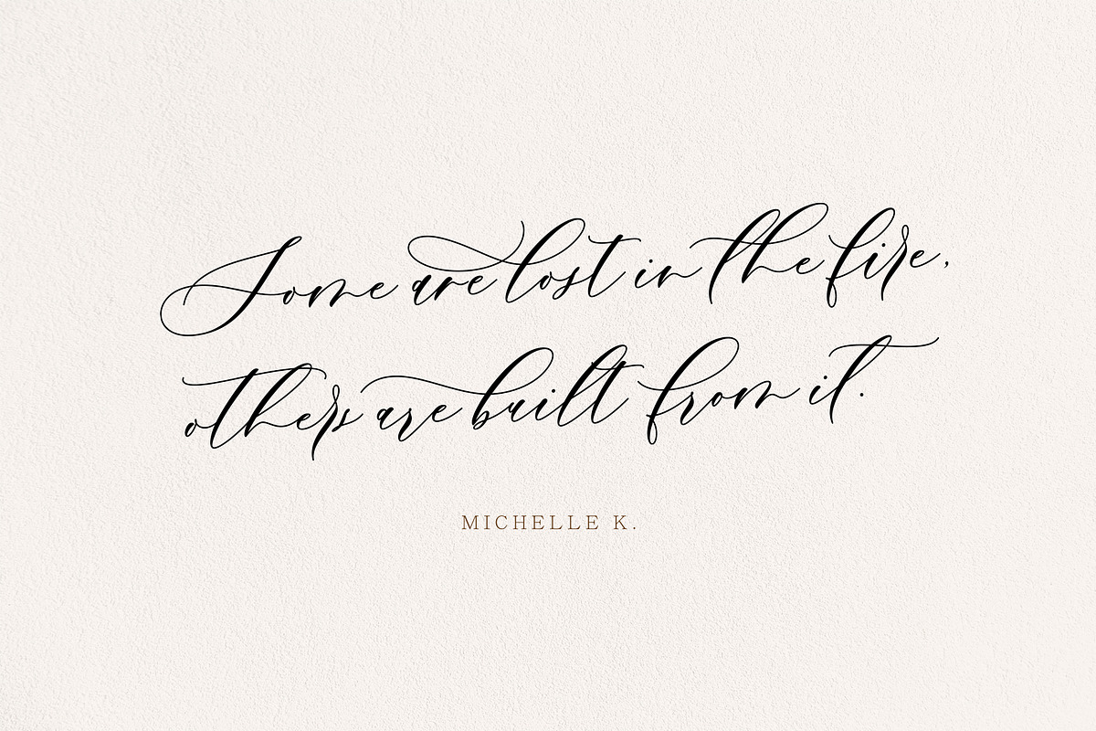 Bertholina Script, a Script Font by JamalCreativeStudio (Photo 7 of 10)