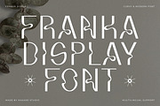 Franka - Modern Curvy & Wavy Font, a Sans Serif Font by Kahade Studio (Thumbnail 1 of 20)