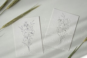 FineLine Floral Stamps for Procreate, a Brush Add-On by CaraulanStore (Thumbnail 8 of 9)