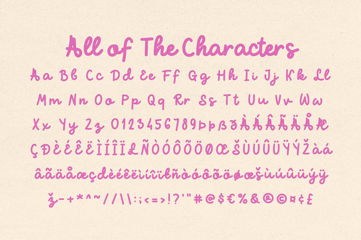CS Lisel – Tropical Bold Script Font, a Script Font by Craft Supply Co. (Photo 8 of 8)