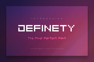 Definety: The Pixel Perfect Font