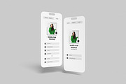 High Quality Mobile App Mockup, an iPhone Mockup by swsi-studio (Thumbnail 2 of 5)