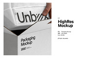 Packaging Unboxing Mockup, a Packaging Mockup by HAZARD MOCKUPS (Thumbnail 2 of 9)