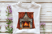 Watercolor Burgundy Autumn Clipart, an Illustration by Libby Wishes (Thumbnail 7 of 9)