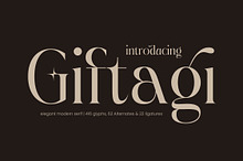 Giftagi Elegant Modern Serif