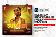 Summer Party Flyer Design Template, a Flyer Template by Shajib Shikder (Thumbnail 1 of 2)