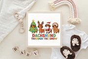 Dachshund Christmas PNG Dog, an Illustration by CraftArtStudio (Thumbnail 4 of 4)