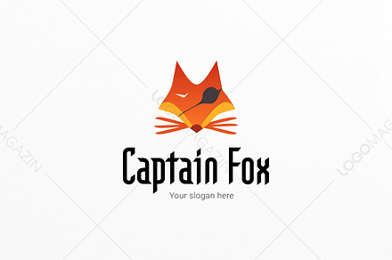 Pirate Captain Fox Logo