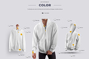24 Zip Hoodie Mockup (Collection #5), a Hoody Mockup by Grow Design Craft Studio (Thumbnail 3 of 7)