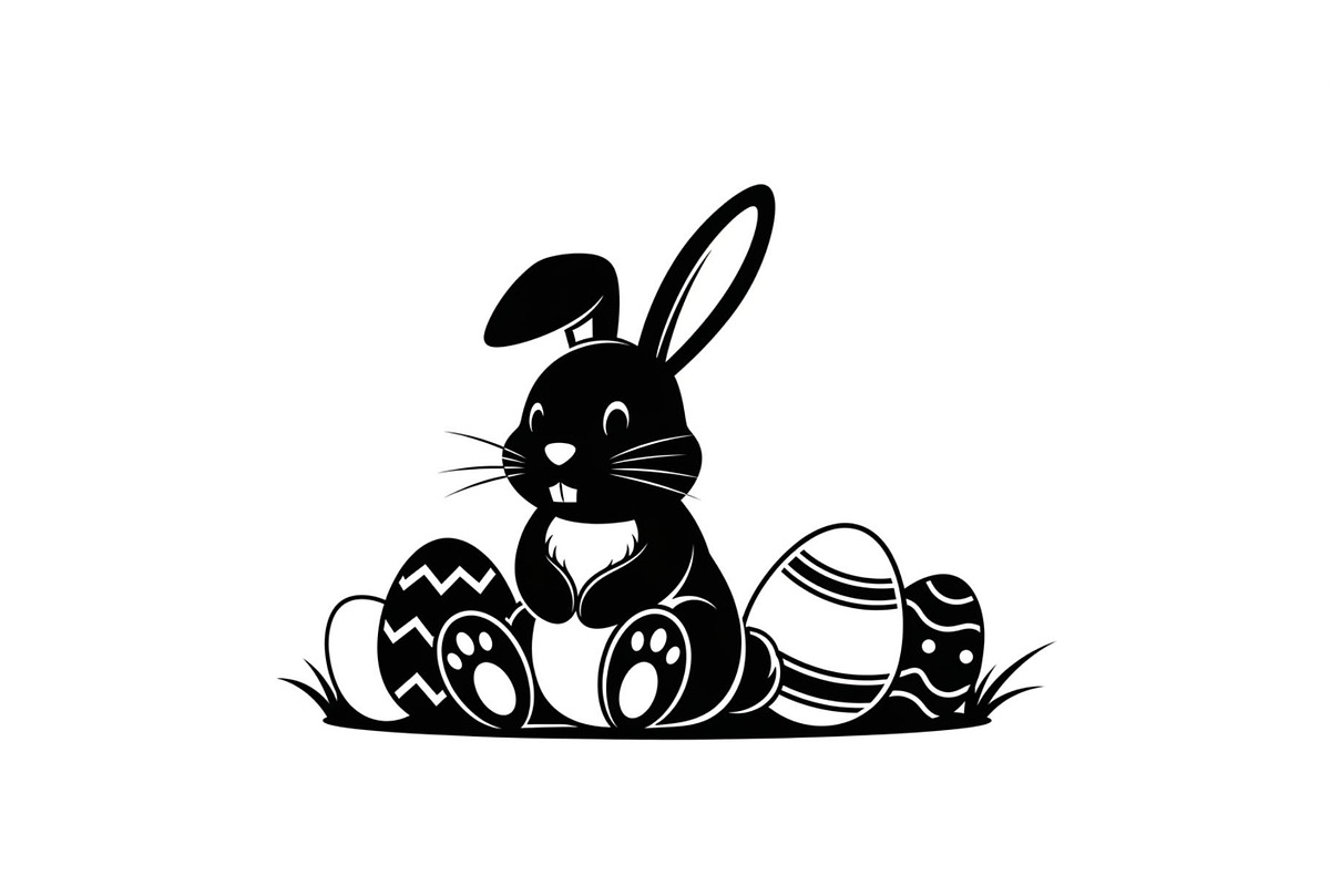 Happy Easter Bunny Vector Bundle, an Illustration by jahid234 (Photo 8 of 51)